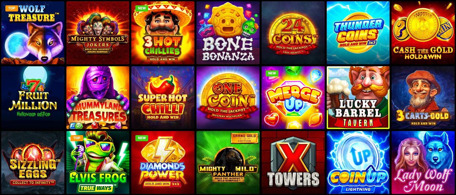 olympia casino games